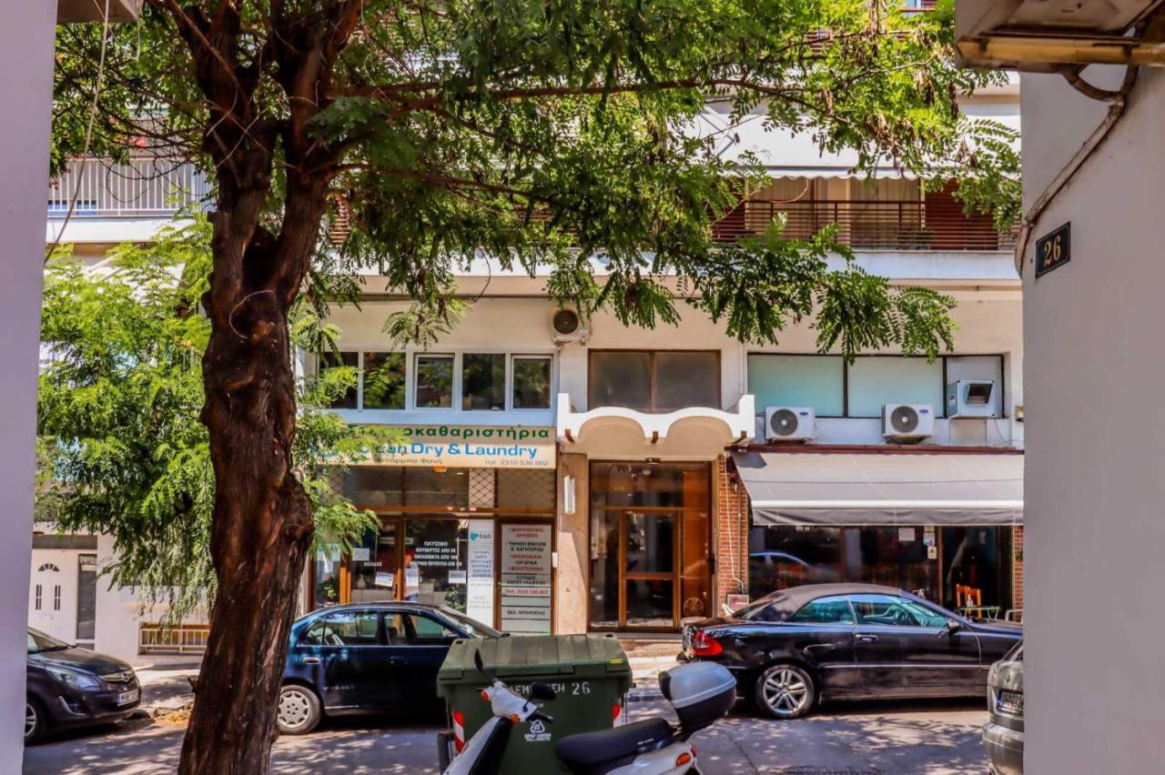Happy Traveller - Luxury, Free Parking Apartment เทสซาโลนิกิ ภายนอก รูปภาพ